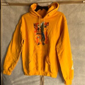Naruto yellow sweatshirt size s small